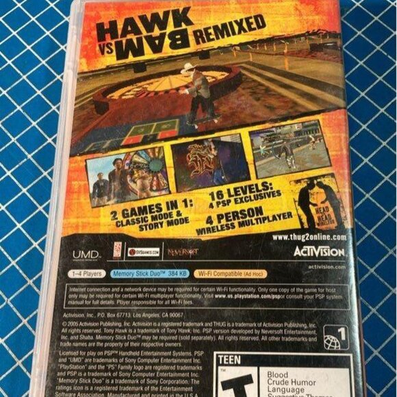 Tony Hawk Underground 2 Remix by Activision for Sony PSP - Picture 2 of 5